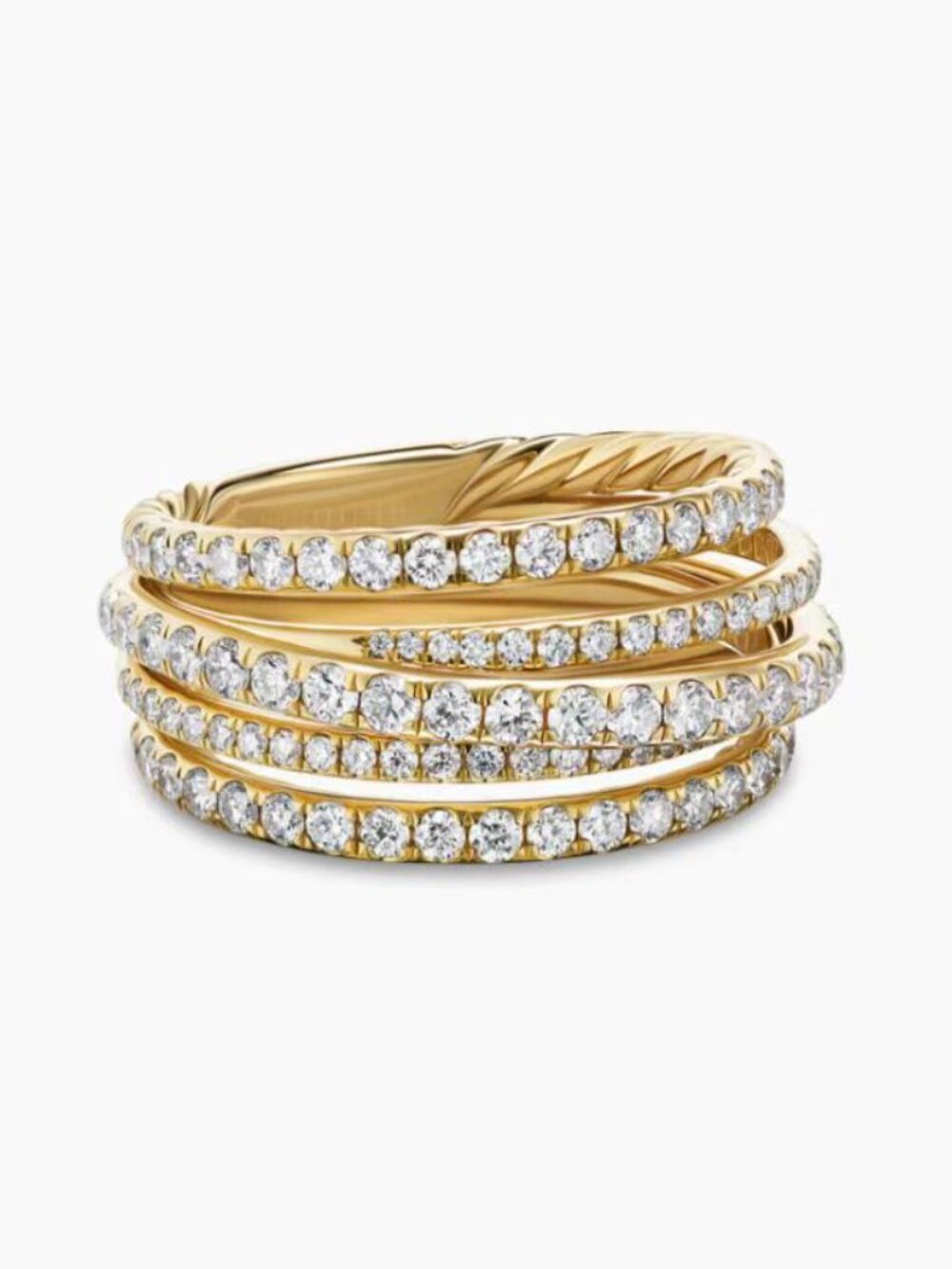 🔥🔥🔥David Yurman full diamond cross ring. Sizes: 6-7-8-9